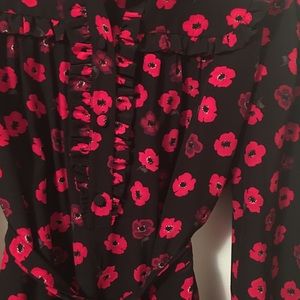 Kate Spade Poppy Red Rose Dress